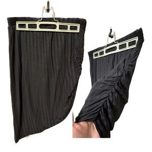 Black Vero Moda Asymmetrical Pencil Skirt